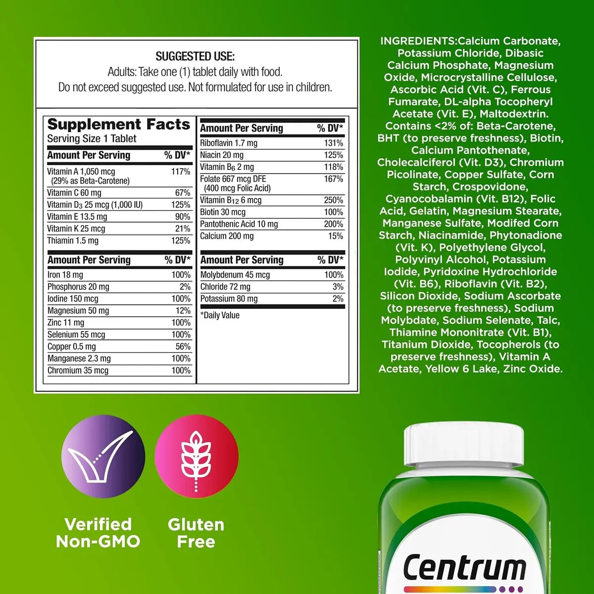 Centrum Adulto Multivitaminas en Gomitas pack de 2 unidades 11o cada una