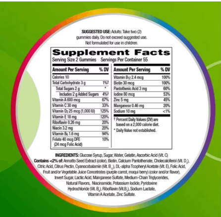 Centrum Adulto Multivitaminas en Gomitas pack de 2 unidades 11o cada una