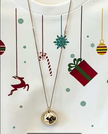 Camiseta de navidad blanca de mujer