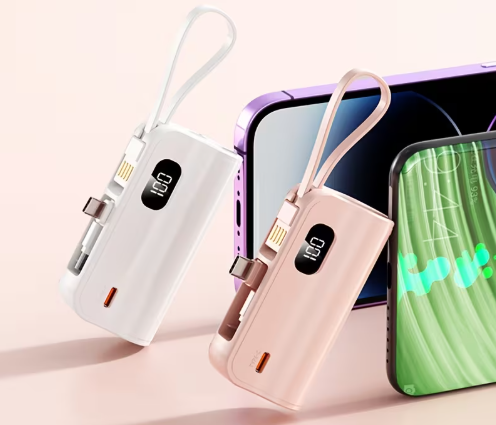 Mini Fuente de Alimentación Tail Plug 5000mAh Blanco