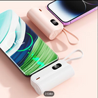 Mini Fuente de Alimentación Tail Plug 5000mAh Blanco