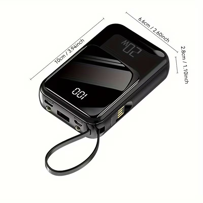 Mini Batería Externa de 21000mAh, Carga Rápida de 10W-22.5W