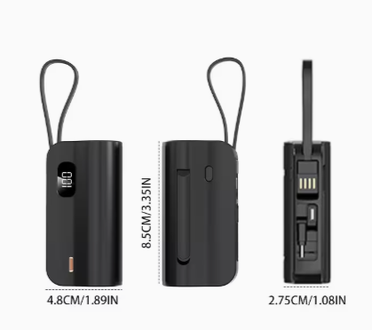 Mini Fuente de Alimentación Tail Plug 5000mAh Blanco