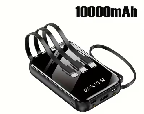 Batería Externa Portátil de 10000mAh pantalla tactil completa