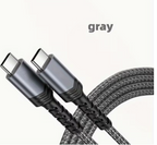 Cable de datos de carga súper rápida, interfaz TYPE C a TYPE C