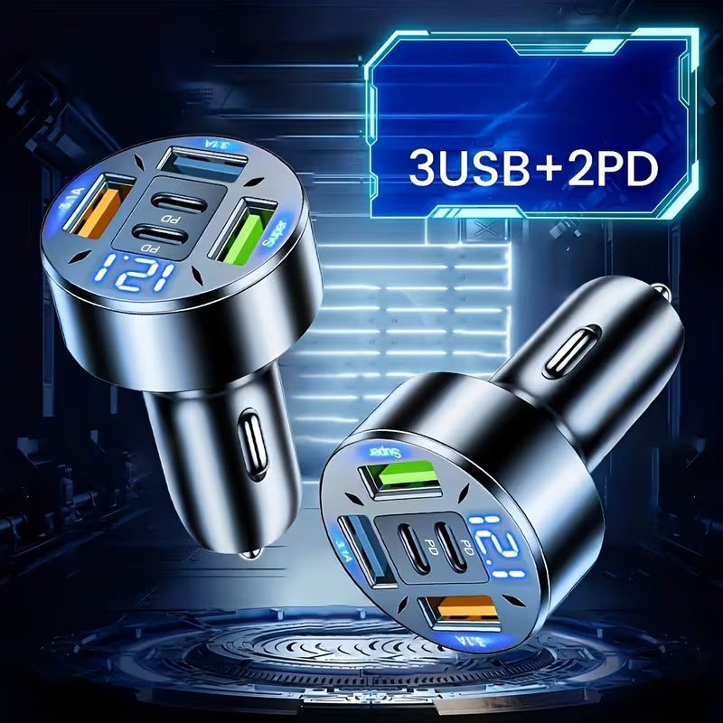 Cargador de vehículo con puerto usb