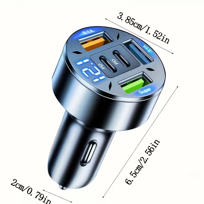 Cargador de vehículo con puerto usb