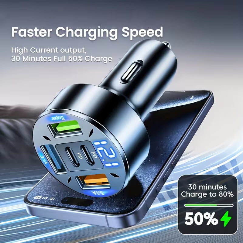 Cargador de vehículo con puerto usb