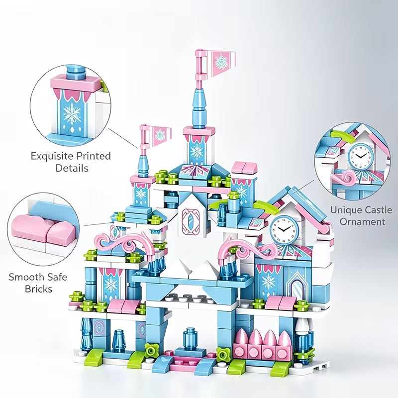 Castillo de princesa en hielo armable