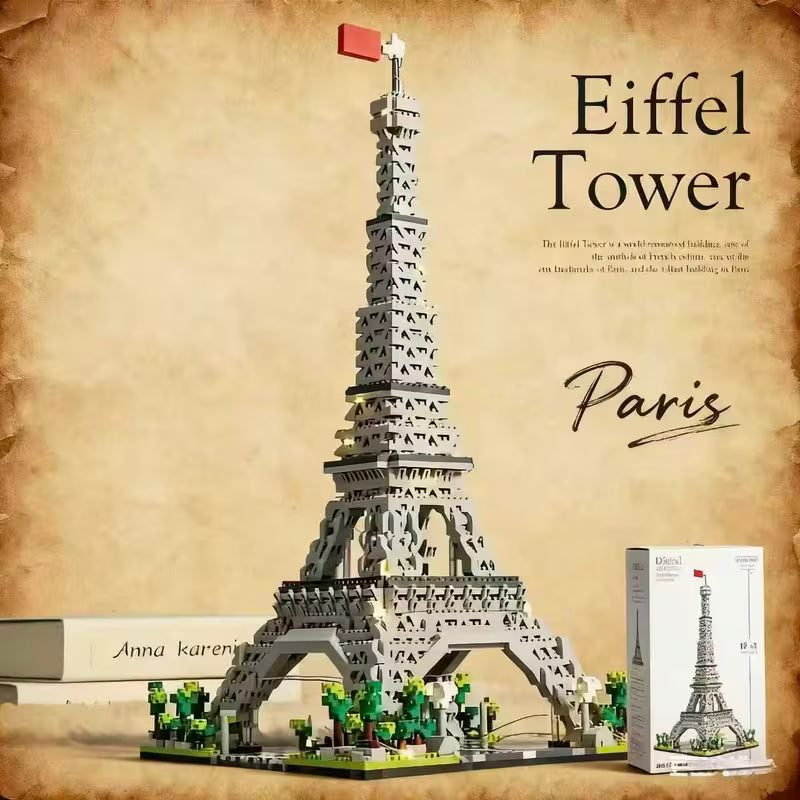 Micro bloques de construcción de la Torre Eiffel de París
