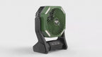 Ventilador de camping de 20000 mAh con luces LED portátil y recargable