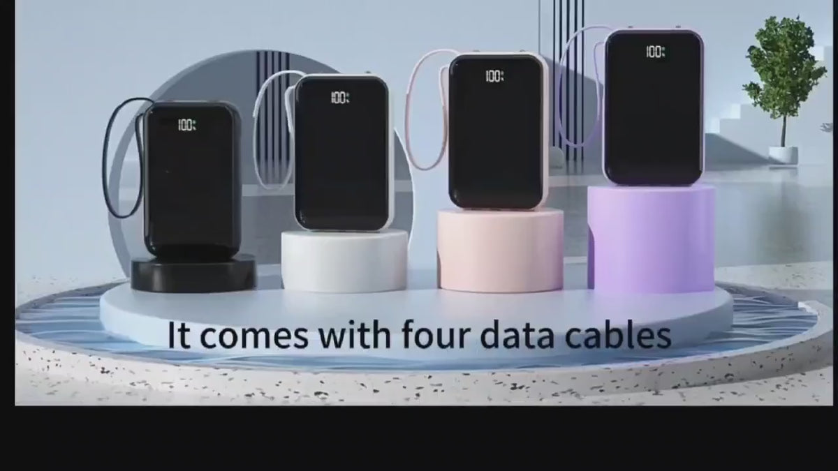 Batería Externa Portátil de 10000mAh pantalla tactil completa